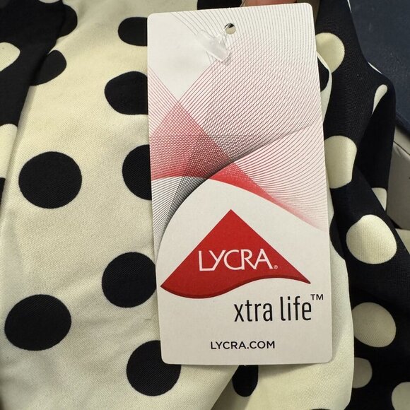 Lands’ End Women’s Size 18W SlenderSuit Wrap Bandeau One Piece Swimsuit NWT - Picture 4 of 8